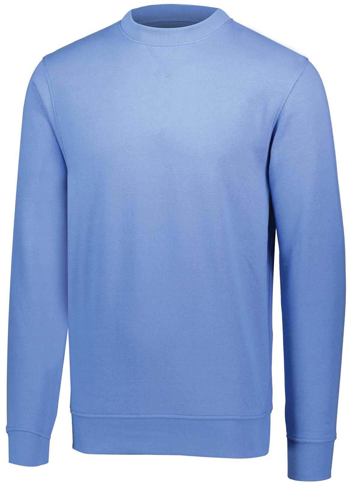 Augusta 5416 60/40 Fleece Crewneck Sweatshirt - Columbia Blue - HIT a Double
