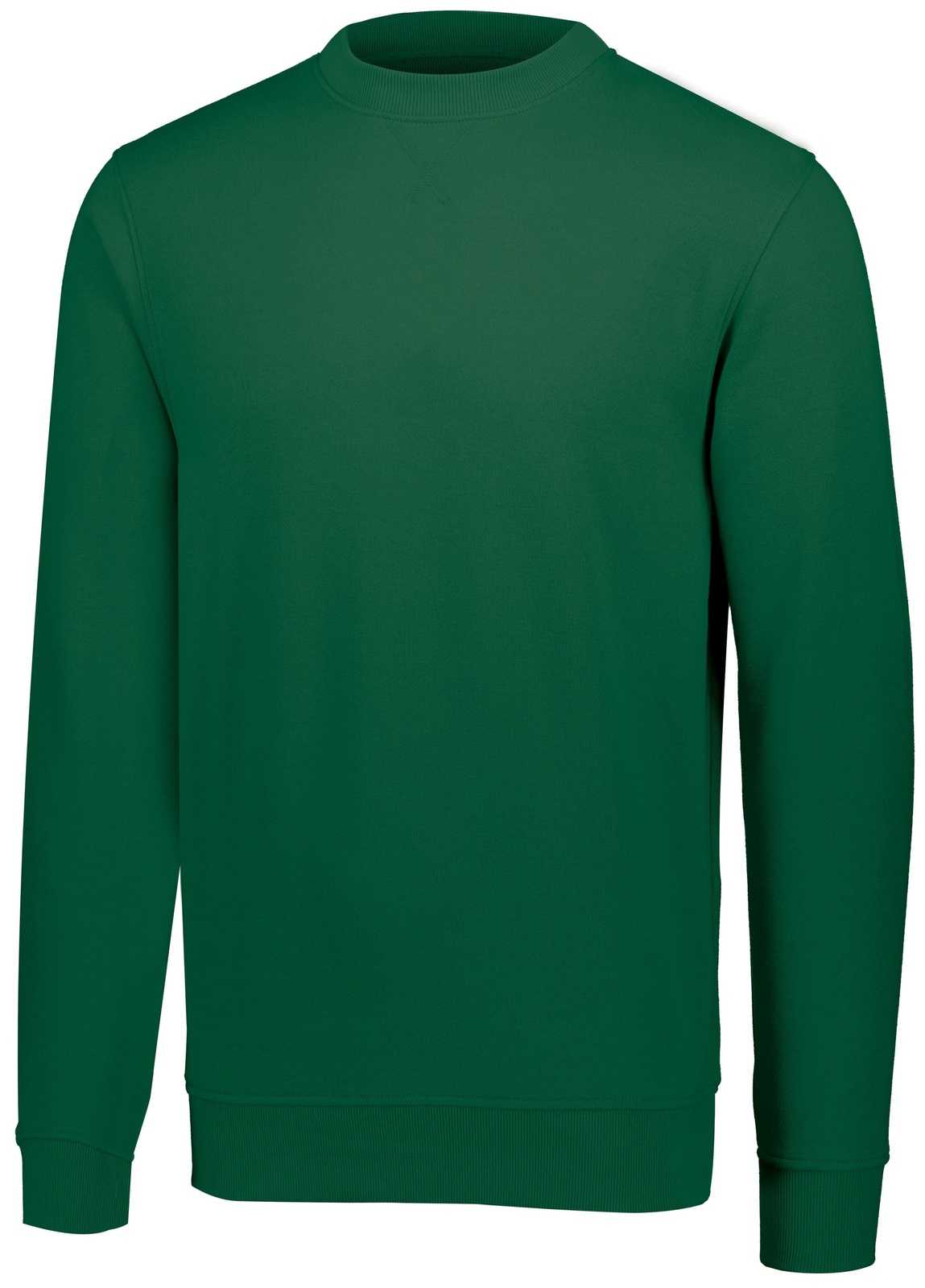 Augusta 5416 60/40 Fleece Crewneck Sweatshirt - Dark Green - HIT a Double