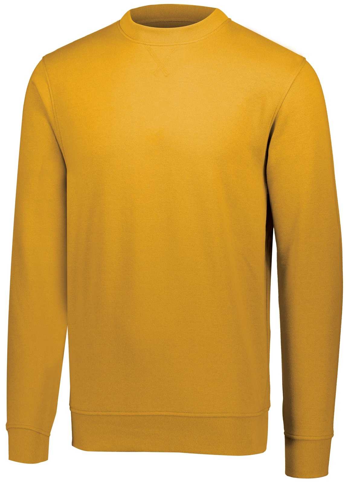 Augusta 5416 60/40 Fleece Crewneck Sweatshirt - Gold - HIT a Double