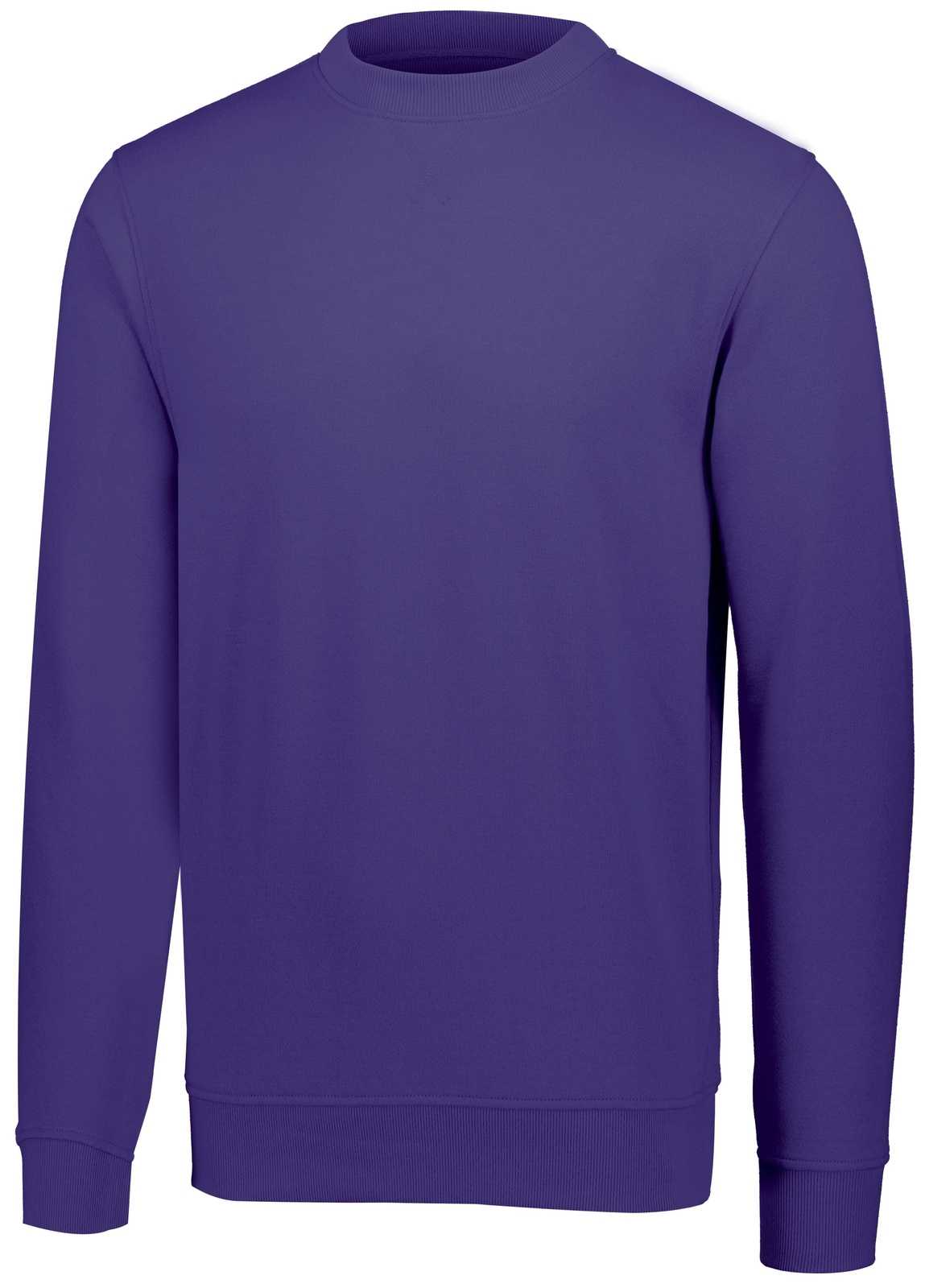 Augusta 5416 60/40 Fleece Crewneck Sweatshirt - Purple - HIT a Double