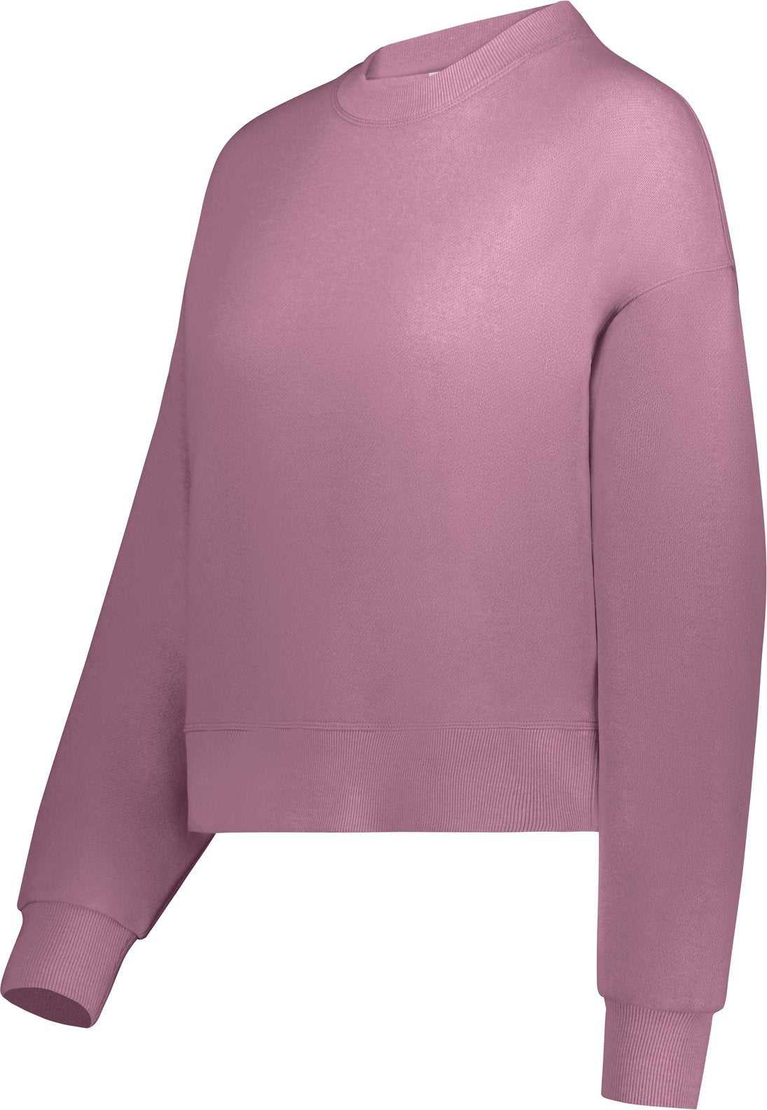 Augusta 5424 Ladies Slouchy Crew - Dusty Rose - HIT a Double