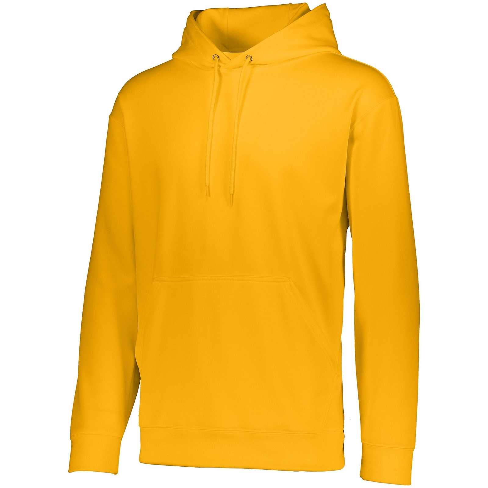 Augusta 5505 Wicking Fleece Hooded Sweatshirt - Gold - HIT a Double