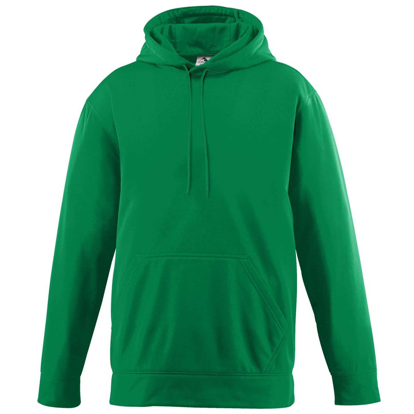 Augusta 5505 Wicking Fleece Hooded Sweatshirt - Kelly - HIT a Double