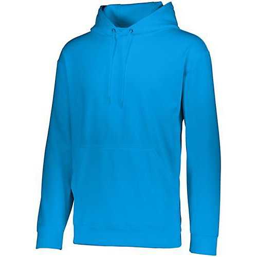 Augusta 5505 Wicking Fleece Hooded Sweatshirt - Power Blue - HIT a Double