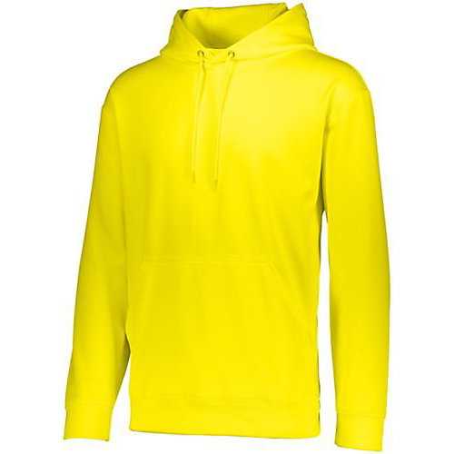 Augusta 5505 Wicking Fleece Hooded Sweatshirt - Power Yellow - HIT a Double