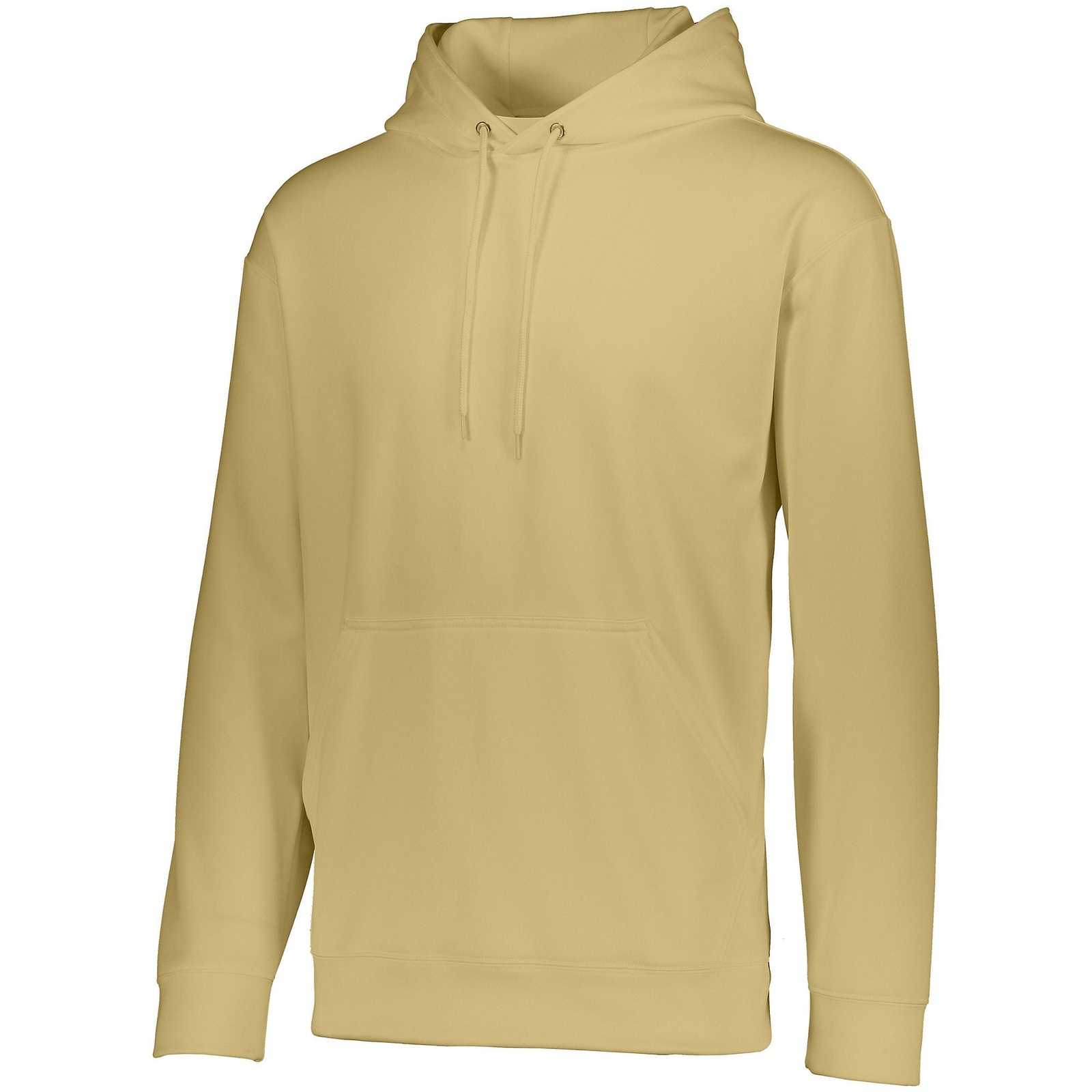 Augusta 5506 Wicking Fleece Hooded Sweatshirt - Youth - Athletic Vegas Gold - HIT a Double