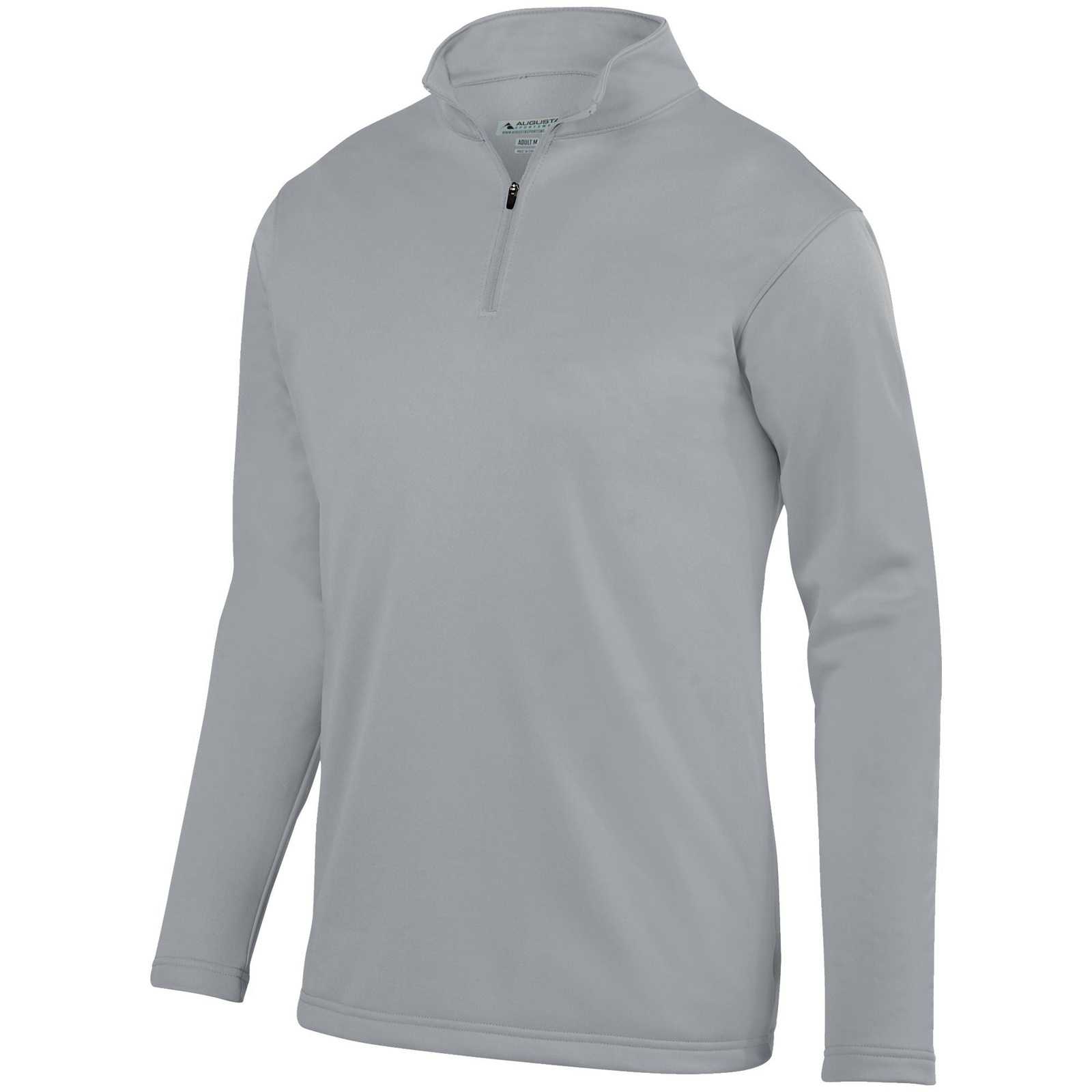 Augusta 5507 Wicking Fleece 1/4 Pullover - Athletic Gray - HIT a Double
