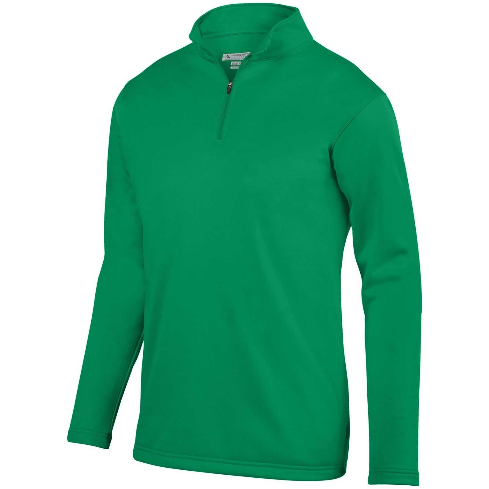 Augusta 5507 Wicking Fleece 1/4 Pullover - Kelly - HIT a Double