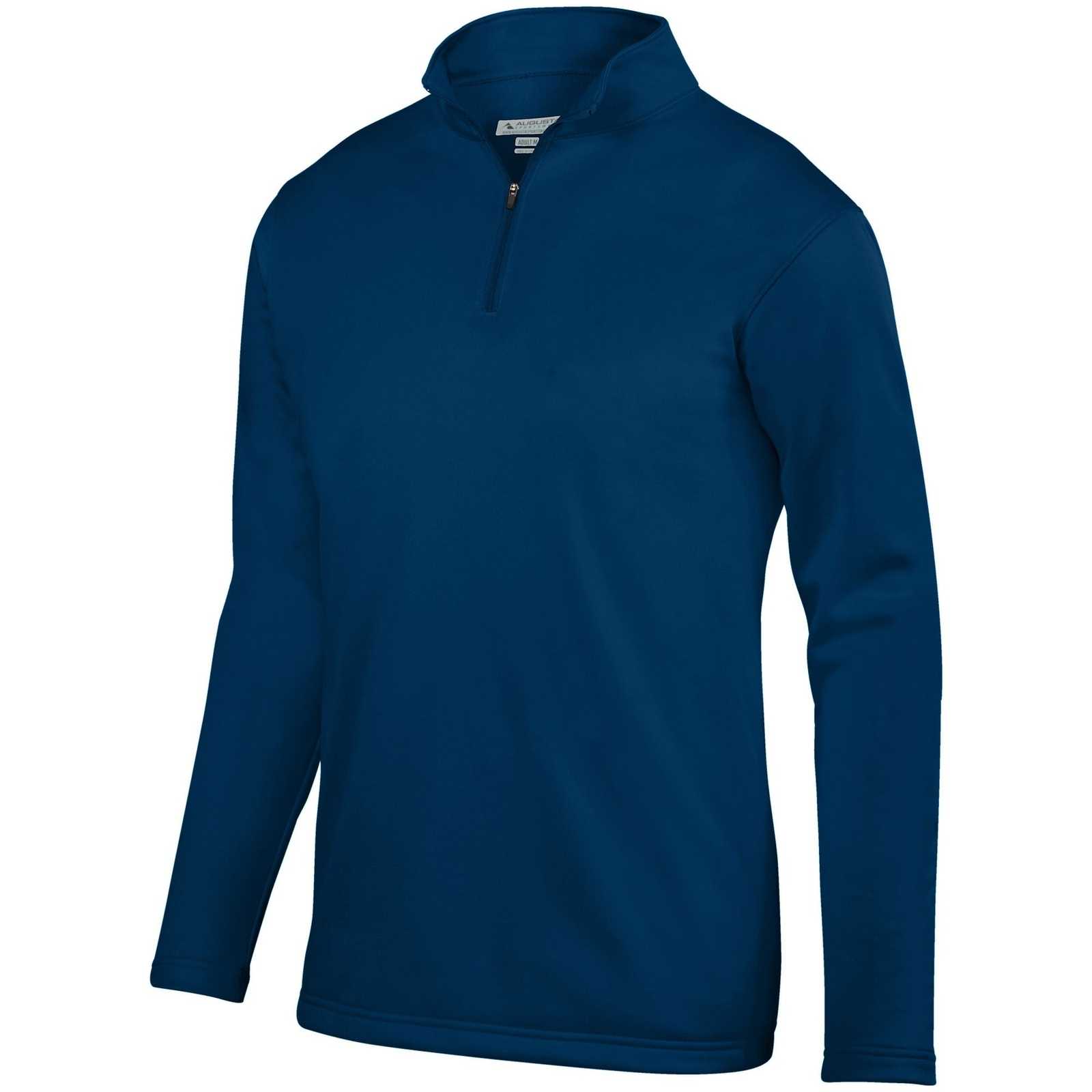 Augusta 5508 Youth Wicking Fleece Pullover - Navy - HIT a Double