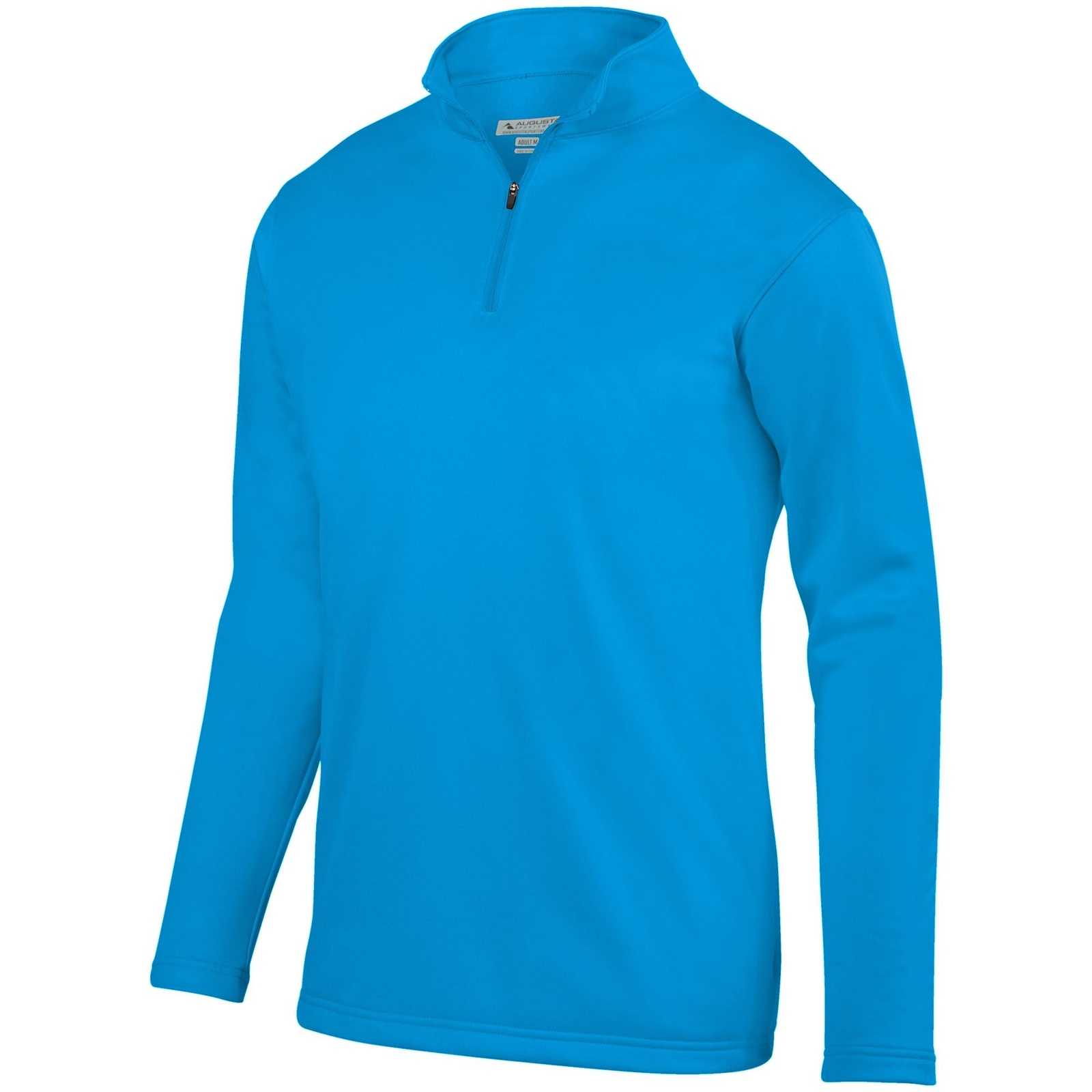 Augusta 5508 Youth Wicking Fleece Pullover - Power Blue - HIT a Double