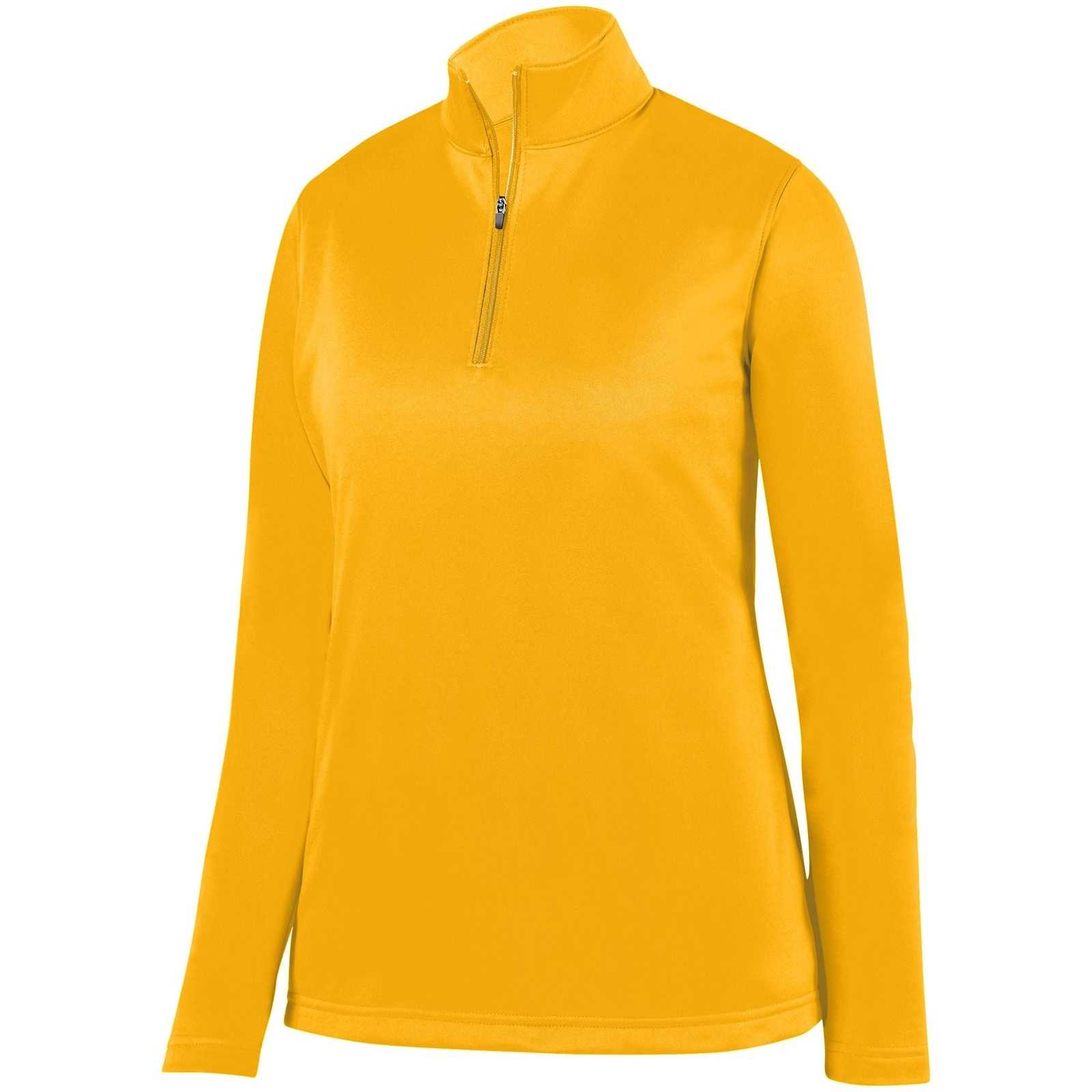 Augusta 5509 Ladies Wicking Fleece Pullover - Gold - HIT a Double