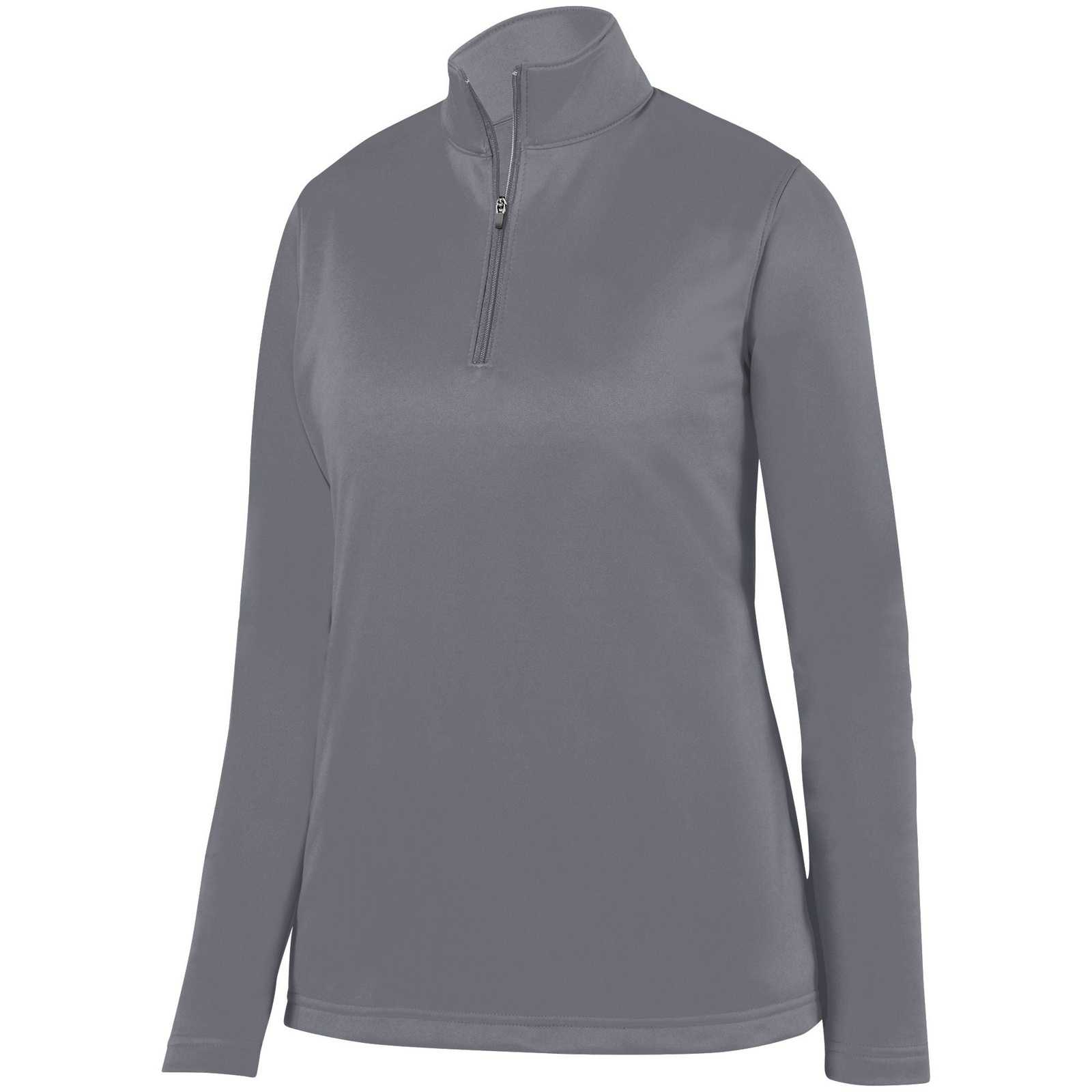 Augusta 5509 Ladies Wicking Fleece Pullover - Graphite - HIT a Double