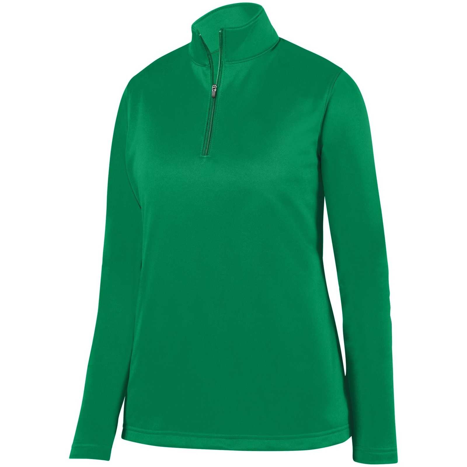 Augusta 5509 Ladies Wicking Fleece Pullover - Kelly - HIT a Double