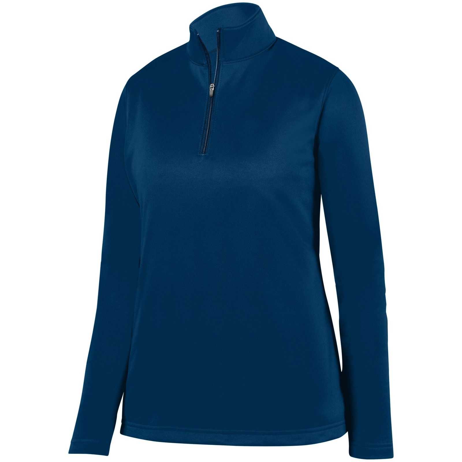 Augusta 5509 Ladies Wicking Fleece Pullover - Navy - HIT a Double