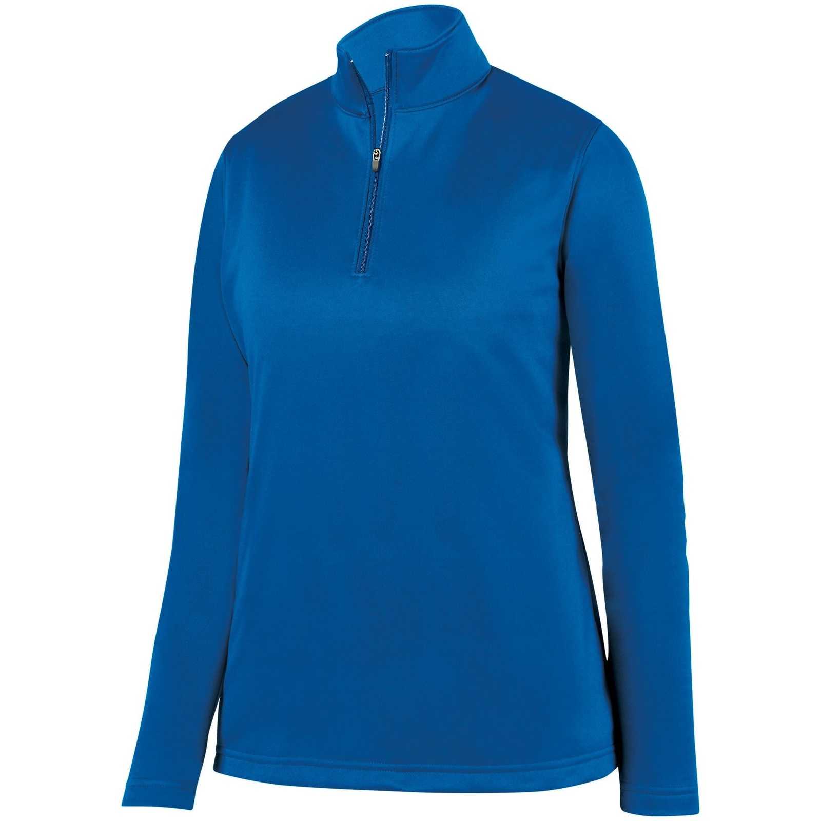 Augusta 5509 Ladies Wicking Fleece Pullover - Royal - HIT a Double