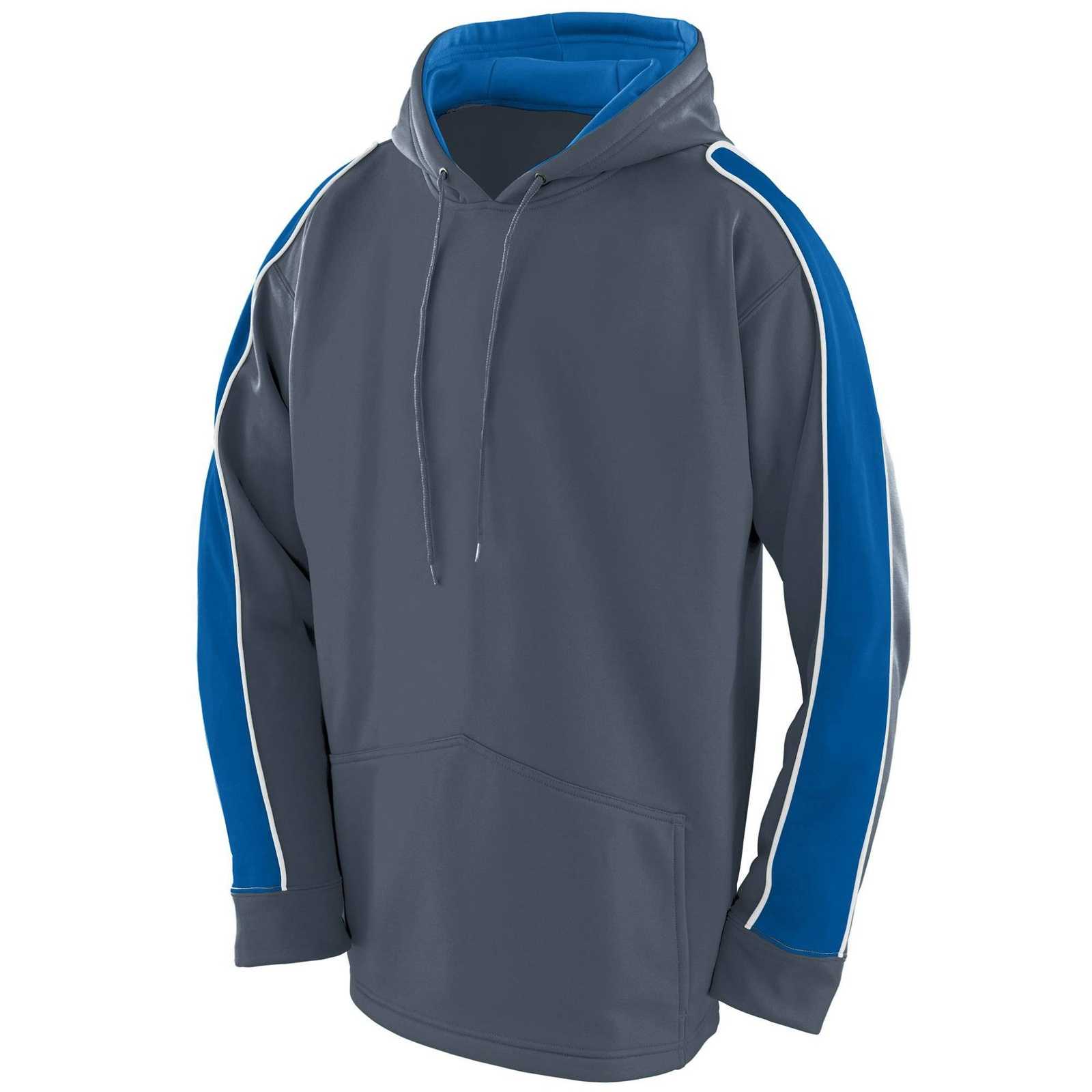 Augusta 5523 Zest Hoody - Graphite Royal White - HIT a Double