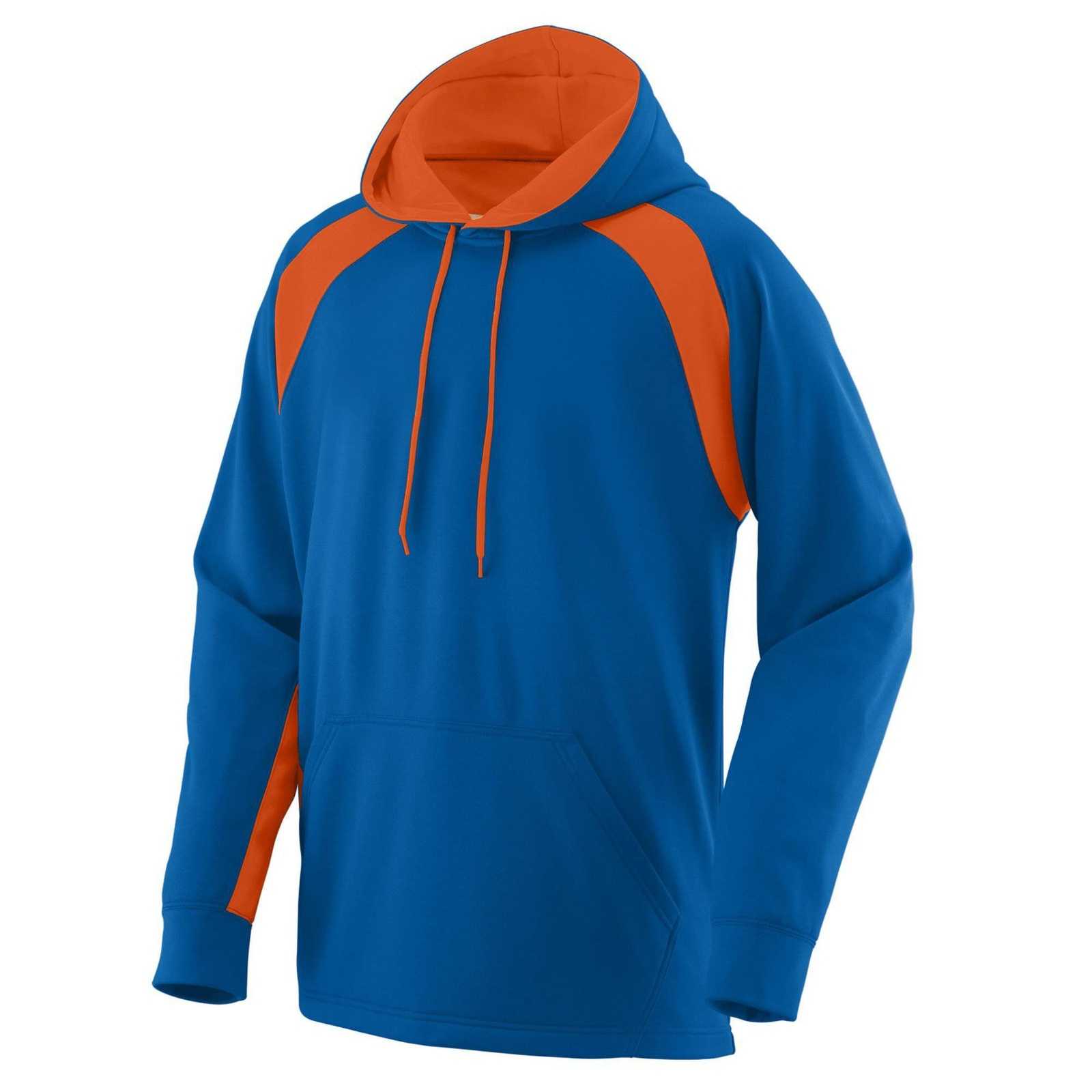 Augusta 5527 Fanatic Hooded Sweatshirt - Royal Orange - HIT a Double