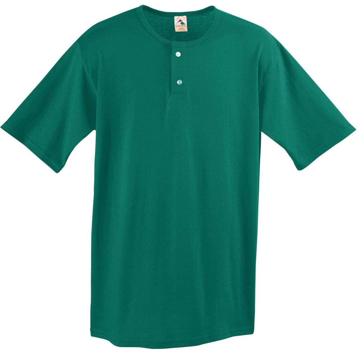 Augusta 580 Two-Button Baseball Jersey - Dark Green - HIT a Double