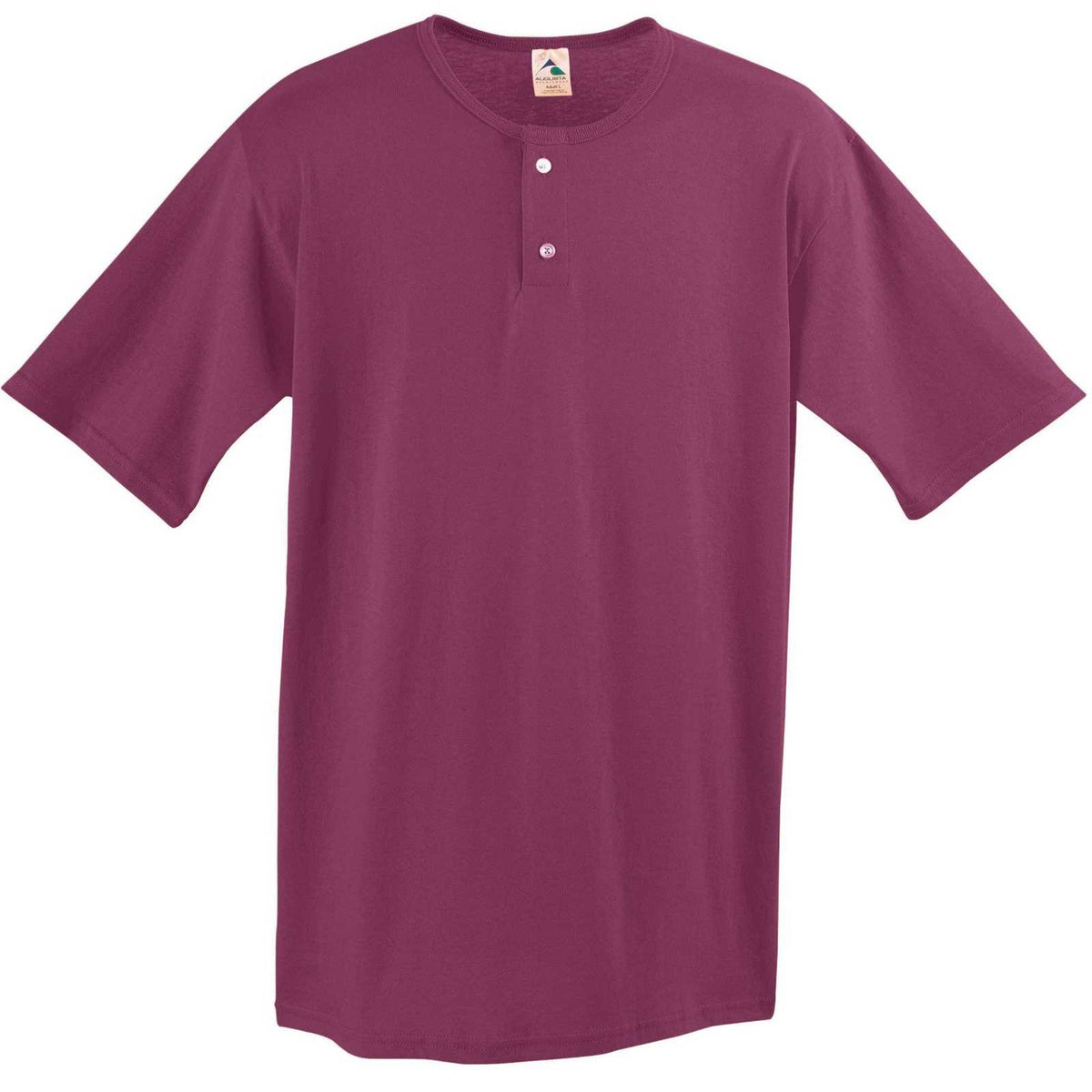 Augusta 581 Two-Button Baseball Jersey - Youth - Maroon - HIT a Double