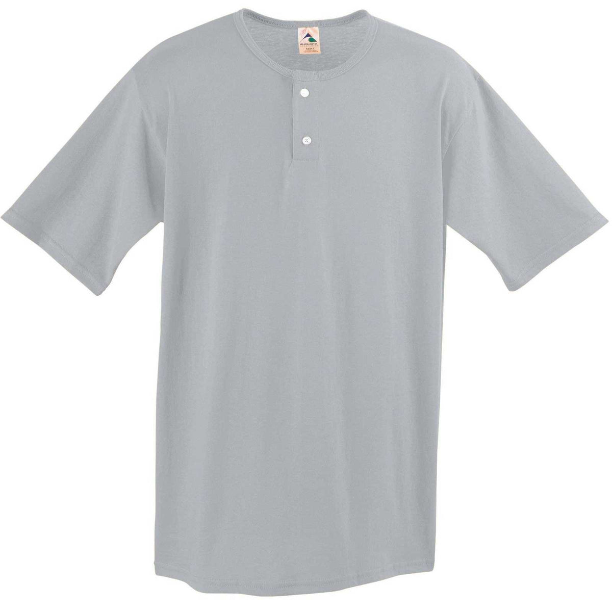 Augusta 581 Two-Button Baseball Jersey - Youth - Silver Gray - HIT a Double