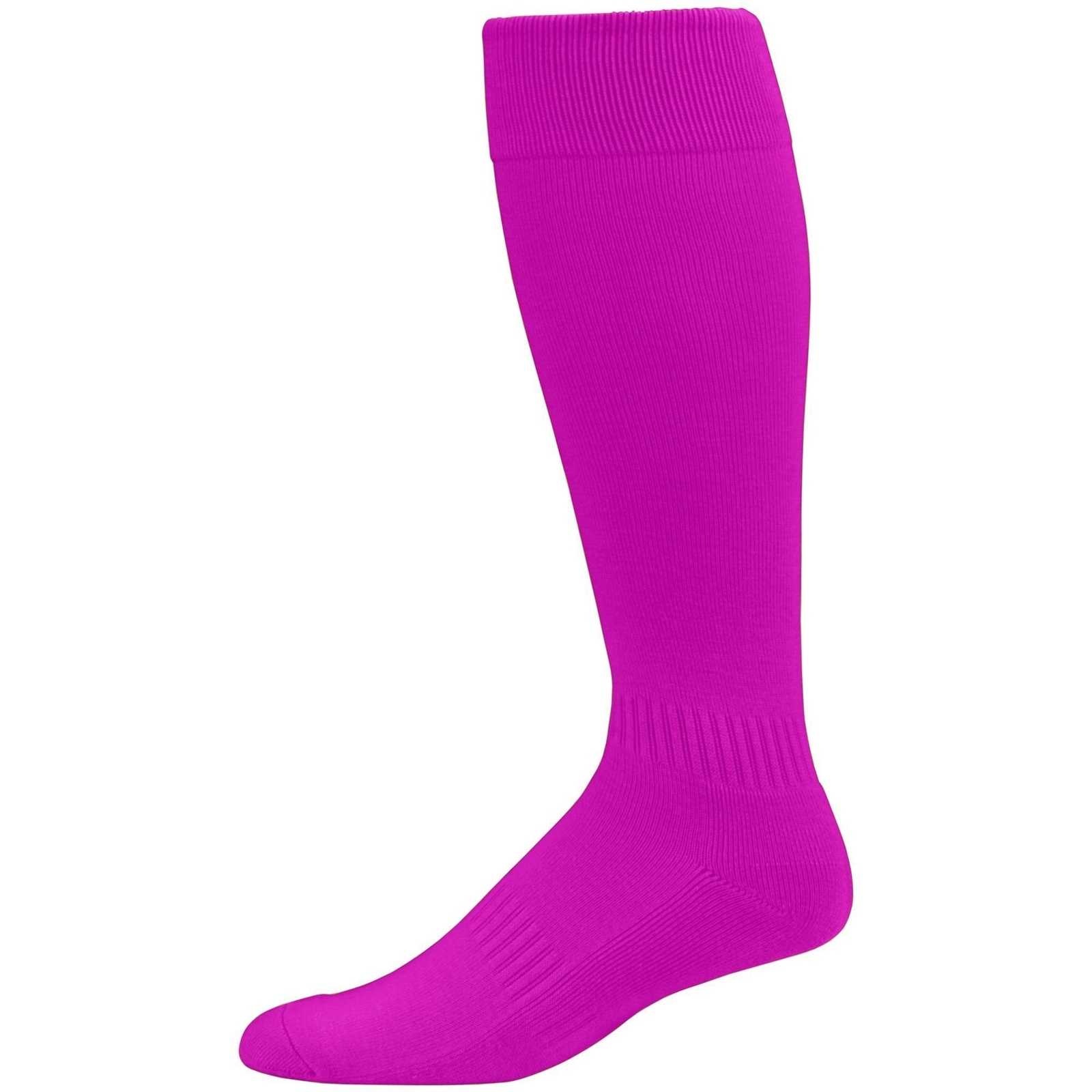 Augusta 6006 Elite Multi-Sport Knee High Socks - Power Pink - HIT a Double