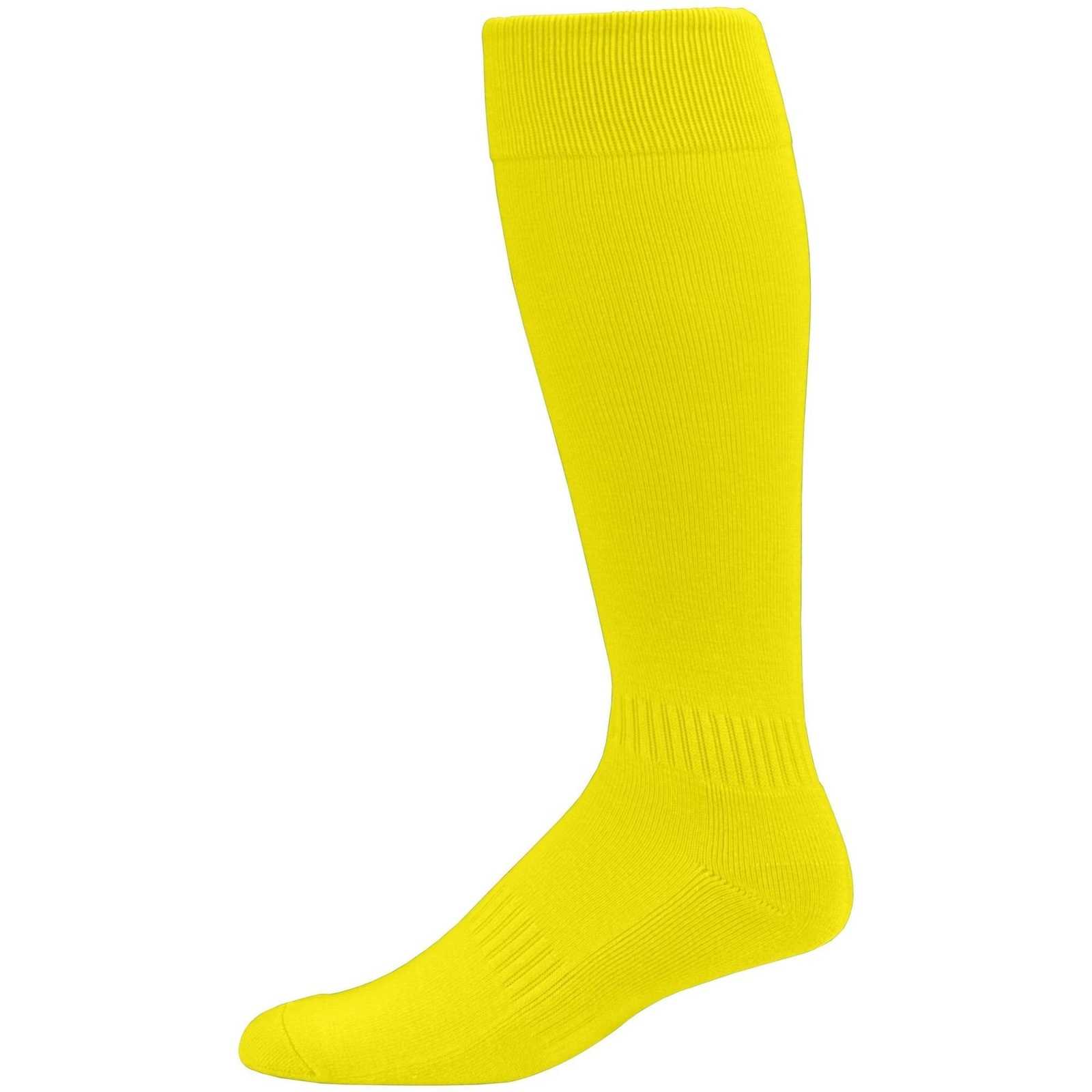 Augusta 6006 Elite Multi-Sport Knee High Socks - Power Yellow - HIT a Double