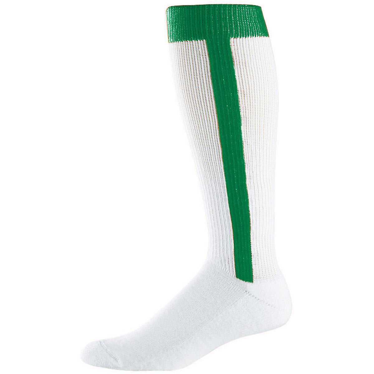 Augusta 6011 Baseball Stirrup Knee High Socks - Kelly - HIT a Double