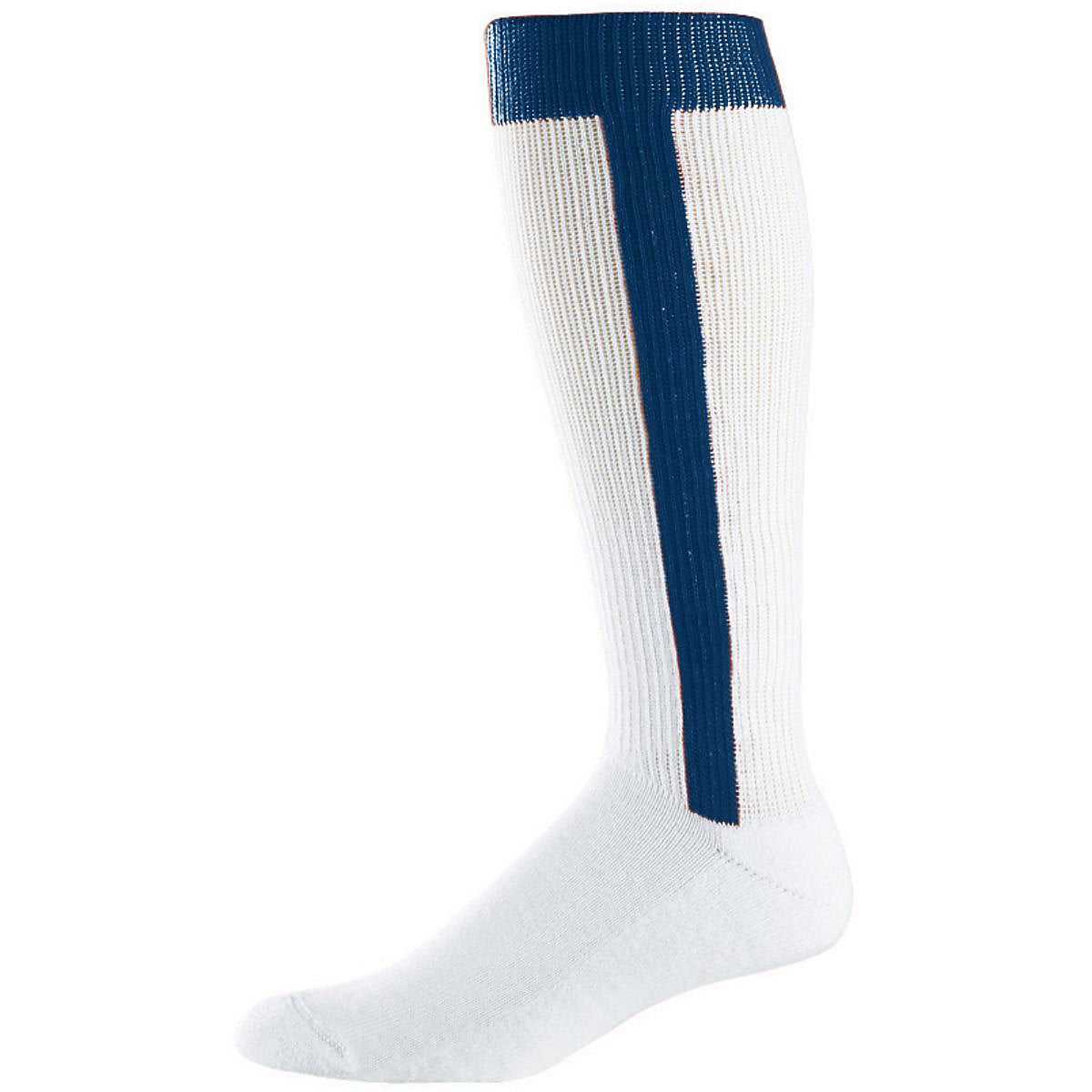 Augusta 6011 Baseball Stirrup Knee High Socks - Navy - HIT a Double