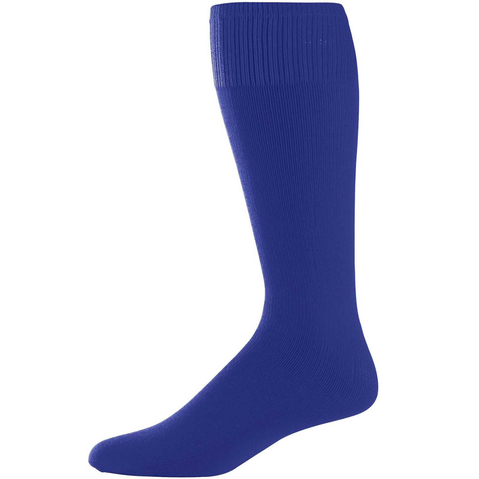 Augusta 6020 Game Knee High Socks - Purple - HIT a Double
