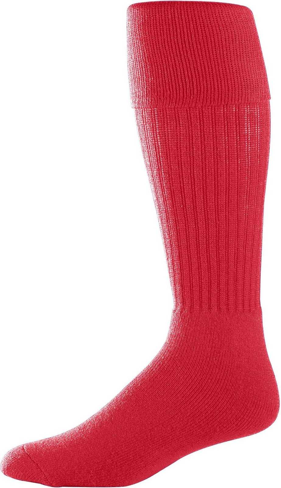 Augusta 6031 Soccer Knee High Socks - Red - HIT a Double