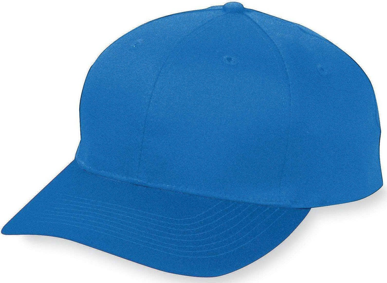 Augusta 6204 Six-Panel Cotton Twill Low-Profile Cap - Royal - HIT a Double
