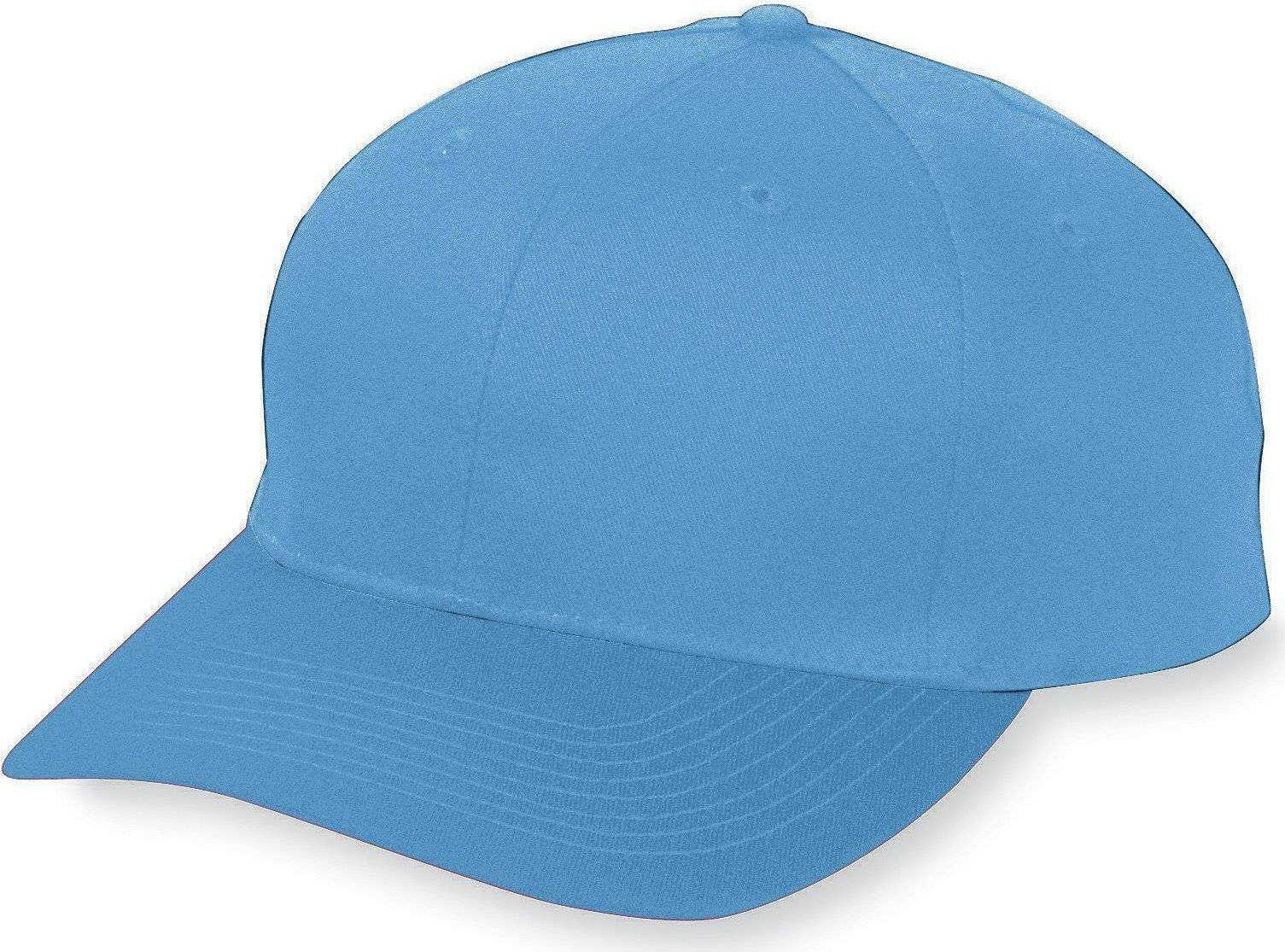 Augusta 6206 Six-Panel Cotton Twill Low-Profile Cap - Youth - Blue - HIT a Double