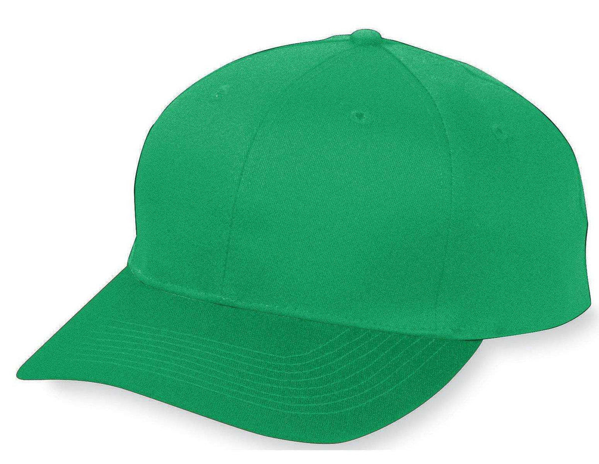 Augusta 6206 Six-Panel Cotton Twill Low-Profile Cap - Youth - Kelly - HIT a Double