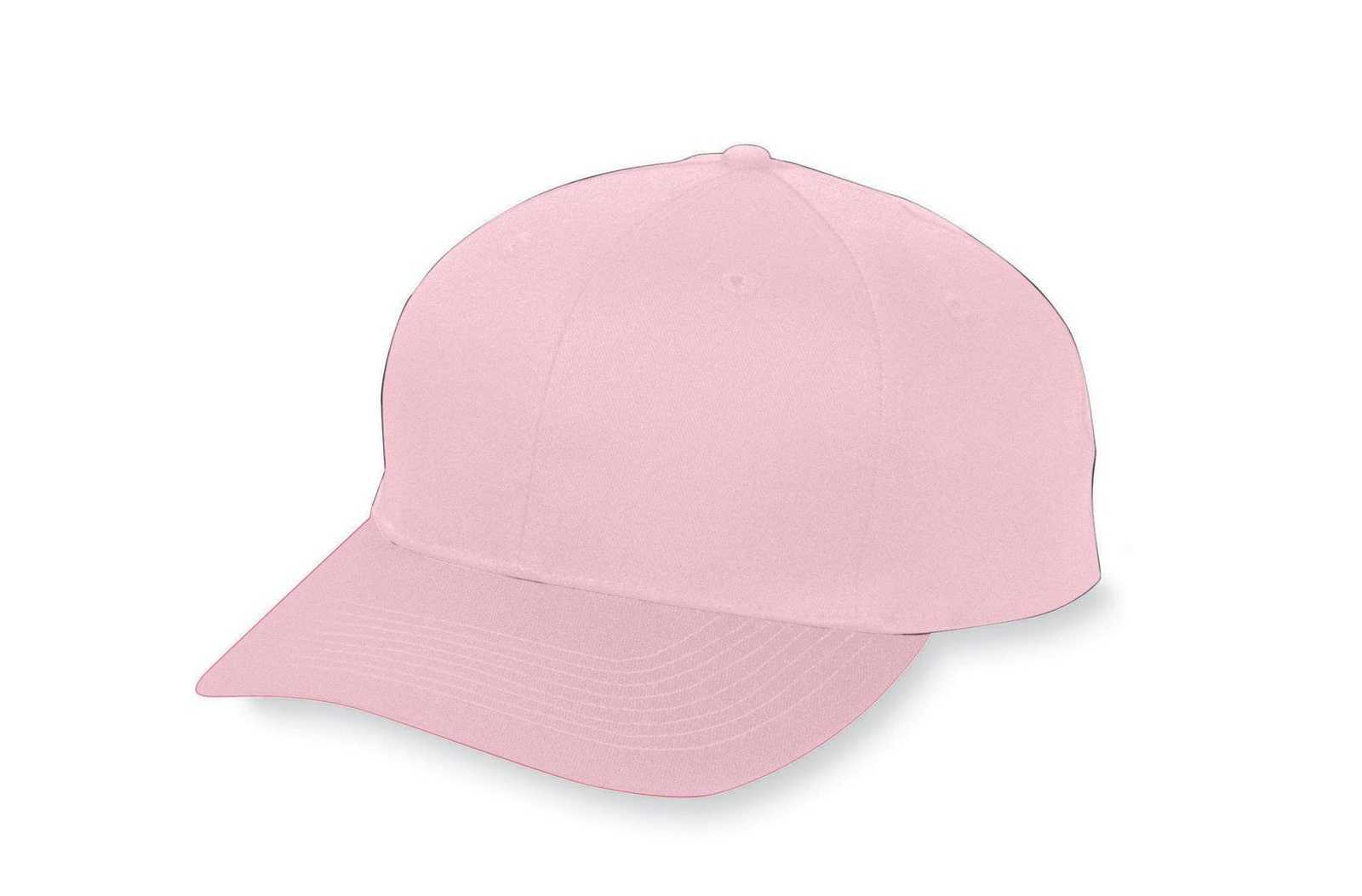 Augusta 6206 Six-Panel Cotton Twill Low-Profile Cap Youth - L Pink - HIT a Double