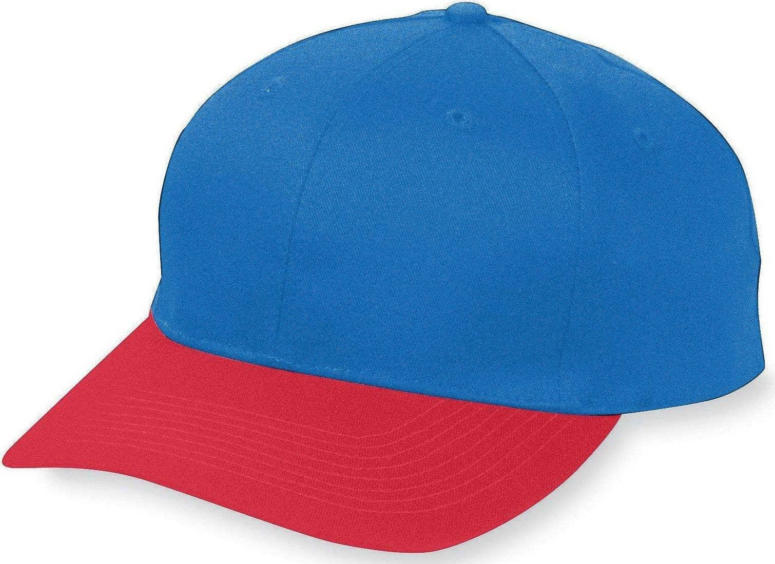 Augusta 6206 Six-Panel Cotton Twill Low-Profile Cap - Youth - Ryl Rd - HIT a Double