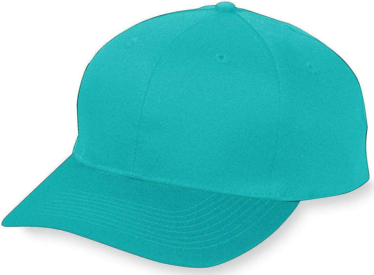 Augusta 6206 Six-Panel Cotton Twill Low-Profile Cap - Youth - Teal - HIT a Double