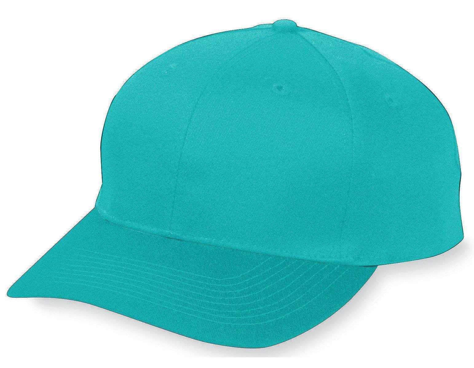 Augusta 6206 Six-Panel Cotton Twill Low-Profile Cap - Youth - Teal - HIT a Double
