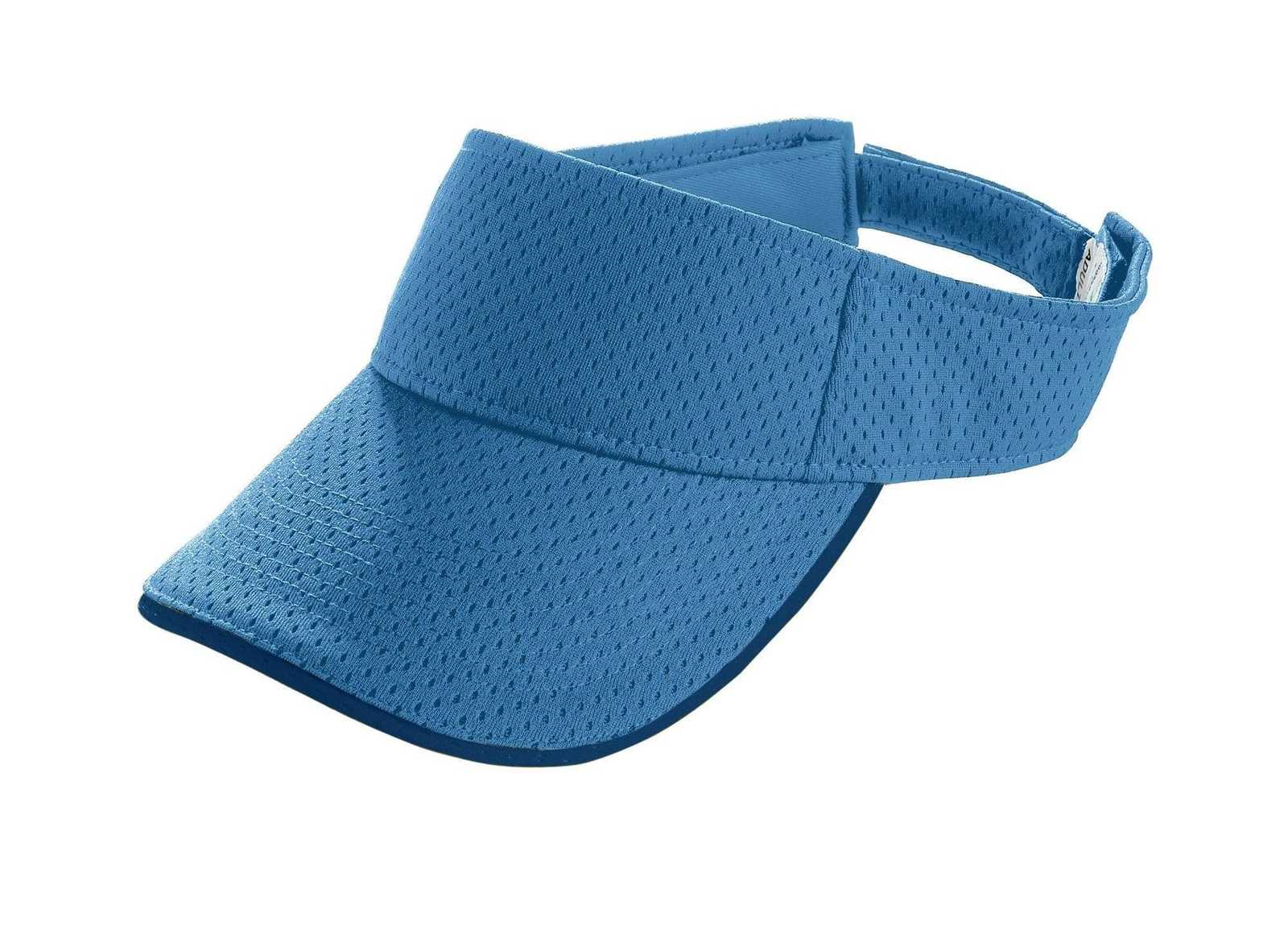 Augusta 6224 Athletic Mesh Two-Color Visor - Youth - Columbia Blue Ny - HIT a Double