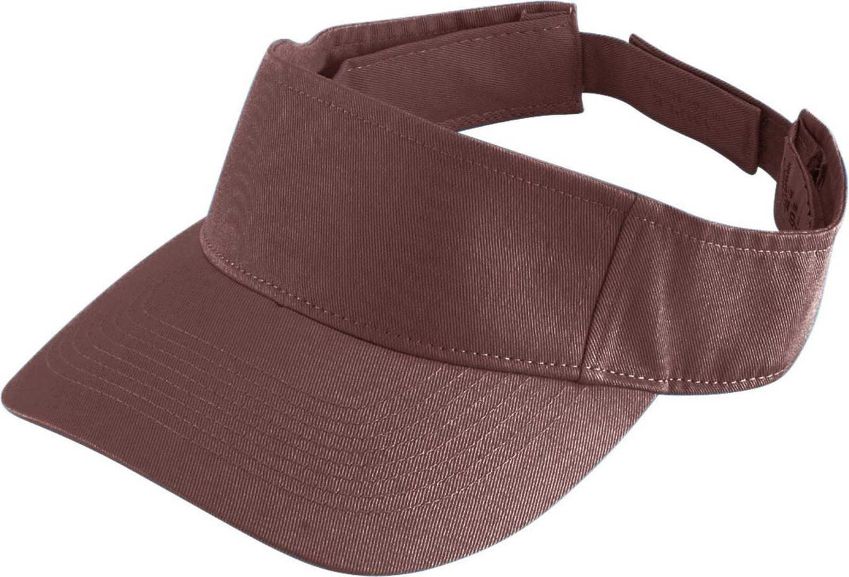 Augusta 6226 Sport Twill Visor - Youth - Brown - HIT a Double