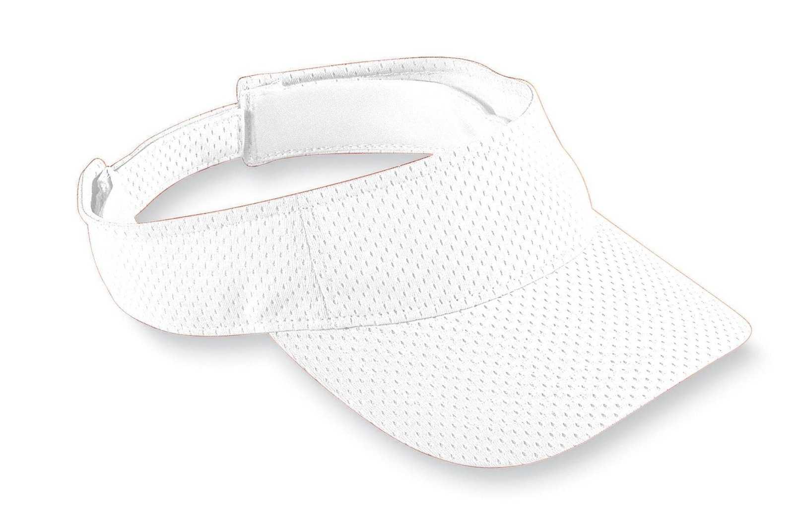 Augusta 6228 Athletic Mesh Visor - Youth - White - HIT a Double