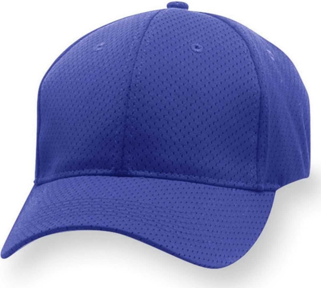 Augusta 6233 Youth Sport Flex Athletic Mesh Cap - Purple - HIT a Double