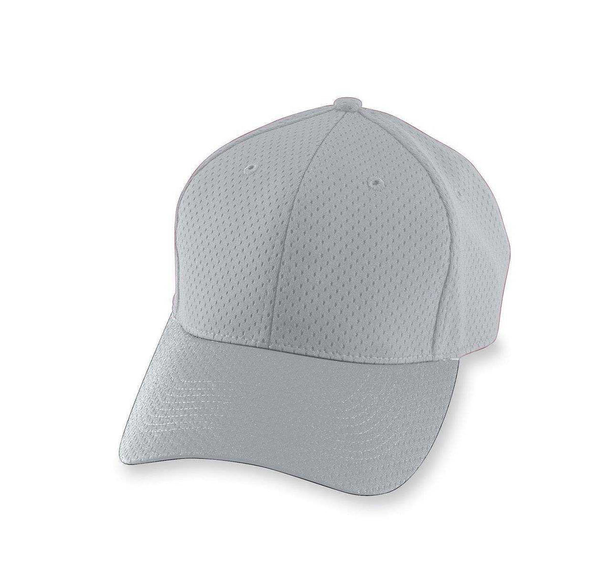 Augusta 6235 Athletic Mesh Cap - Silver Gray - HIT a Double