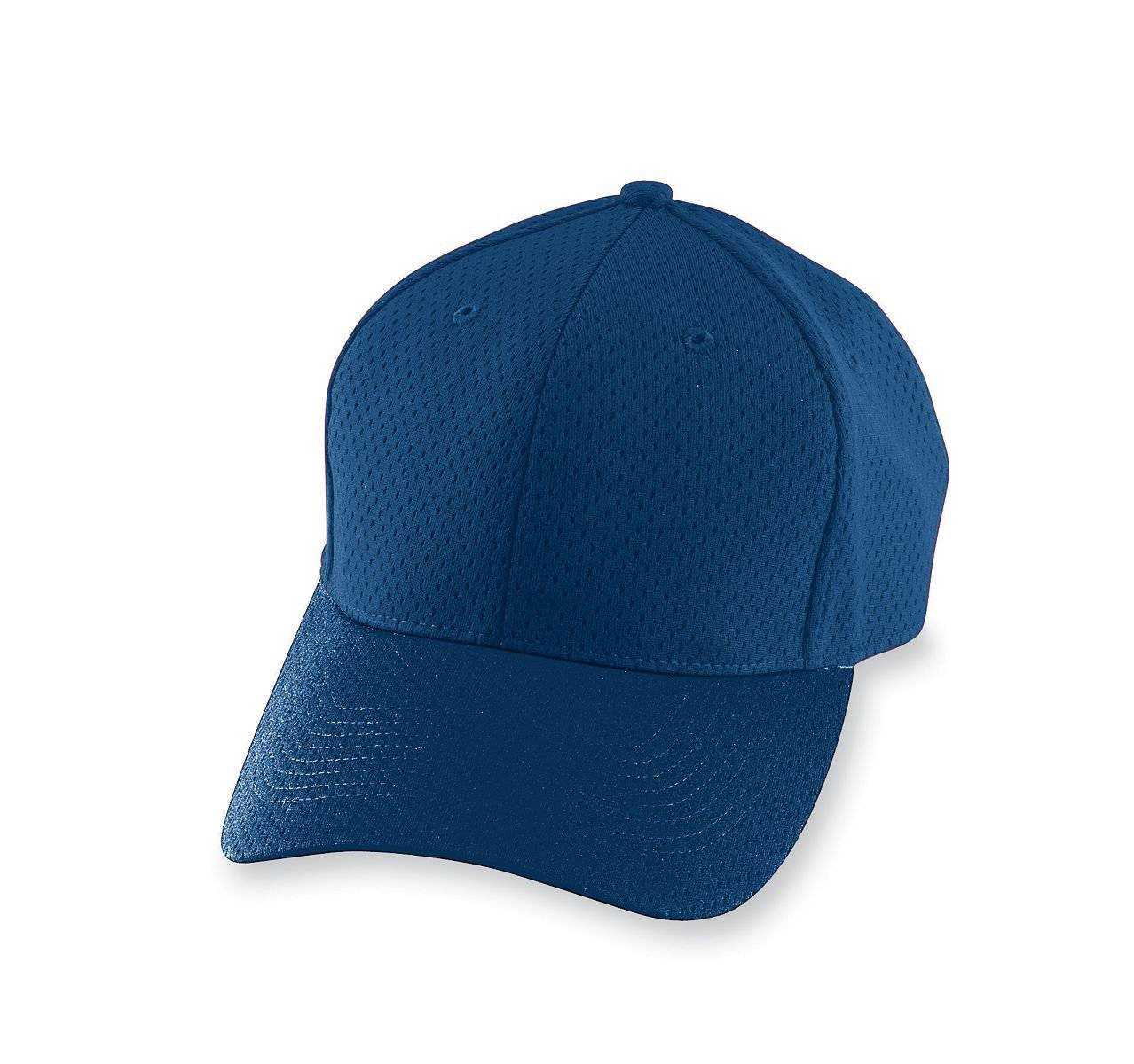Augusta 6236 Athletic Mesh Cap - Youth - Navy - HIT a Double