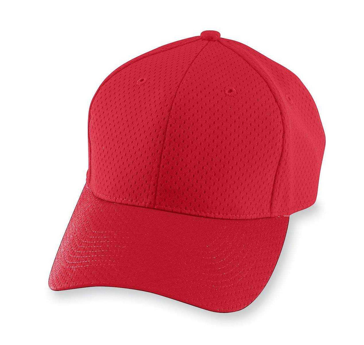 Augusta 6236 Athletic Mesh Cap - Youth - Red - HIT a Double