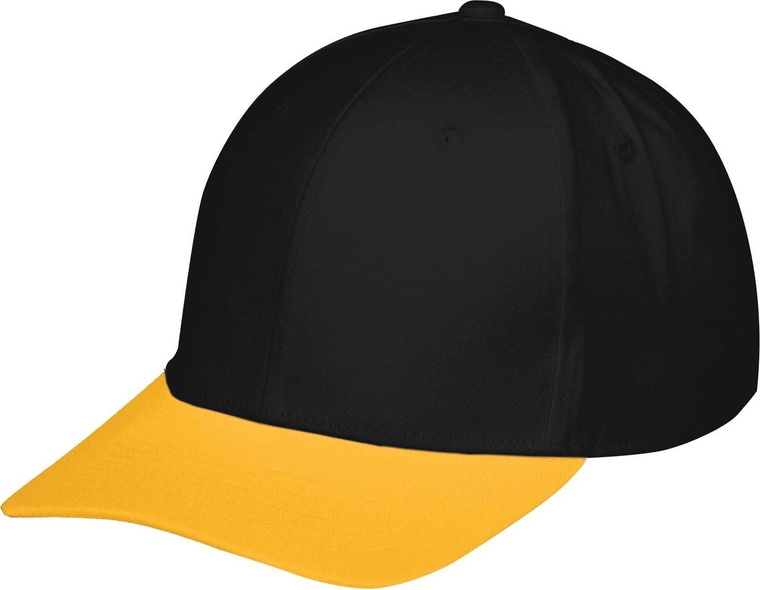Augusta 6251 Rally Cotton Twill Cap - Black Gold - HIT a Double
