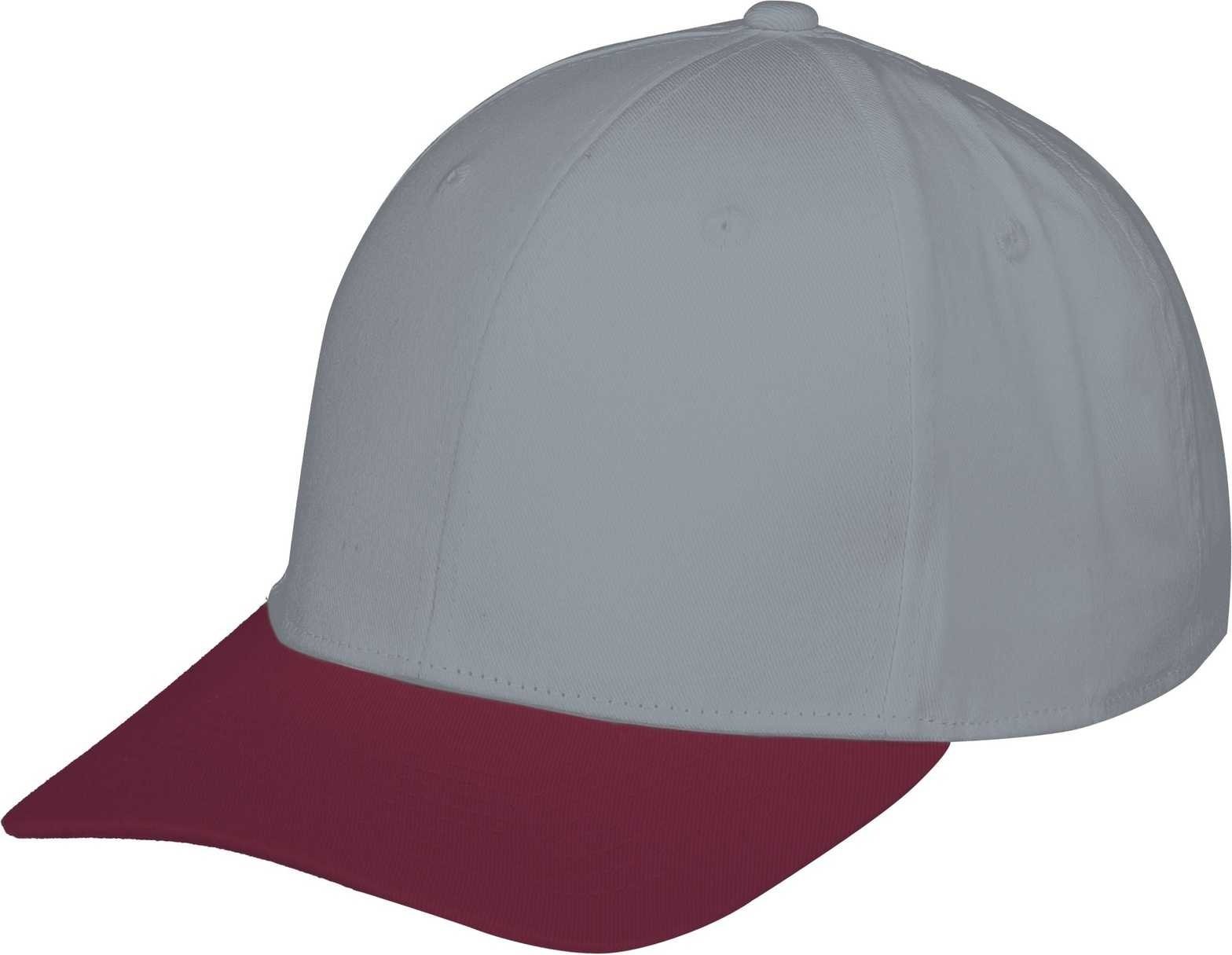 Augusta 6252 Youth Rally Cotton Twill Cap - Blue Grey Maroon - HIT a Double
