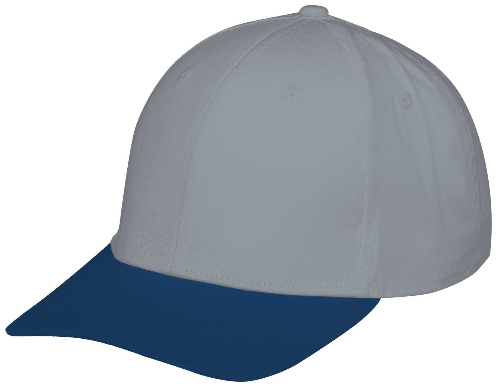 Augusta 6252 Youth Rally Cotton Twill Cap - Blue Grey Navy - HIT a Double