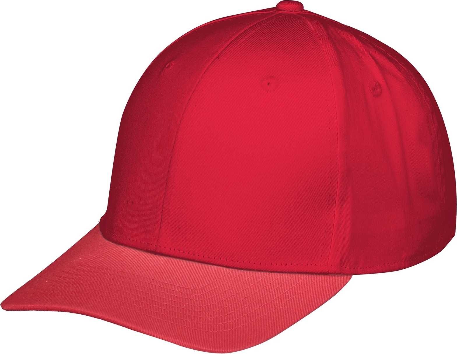 Augusta 6252 Youth Rally Cotton Twill Cap - Scarlet - HIT a Double