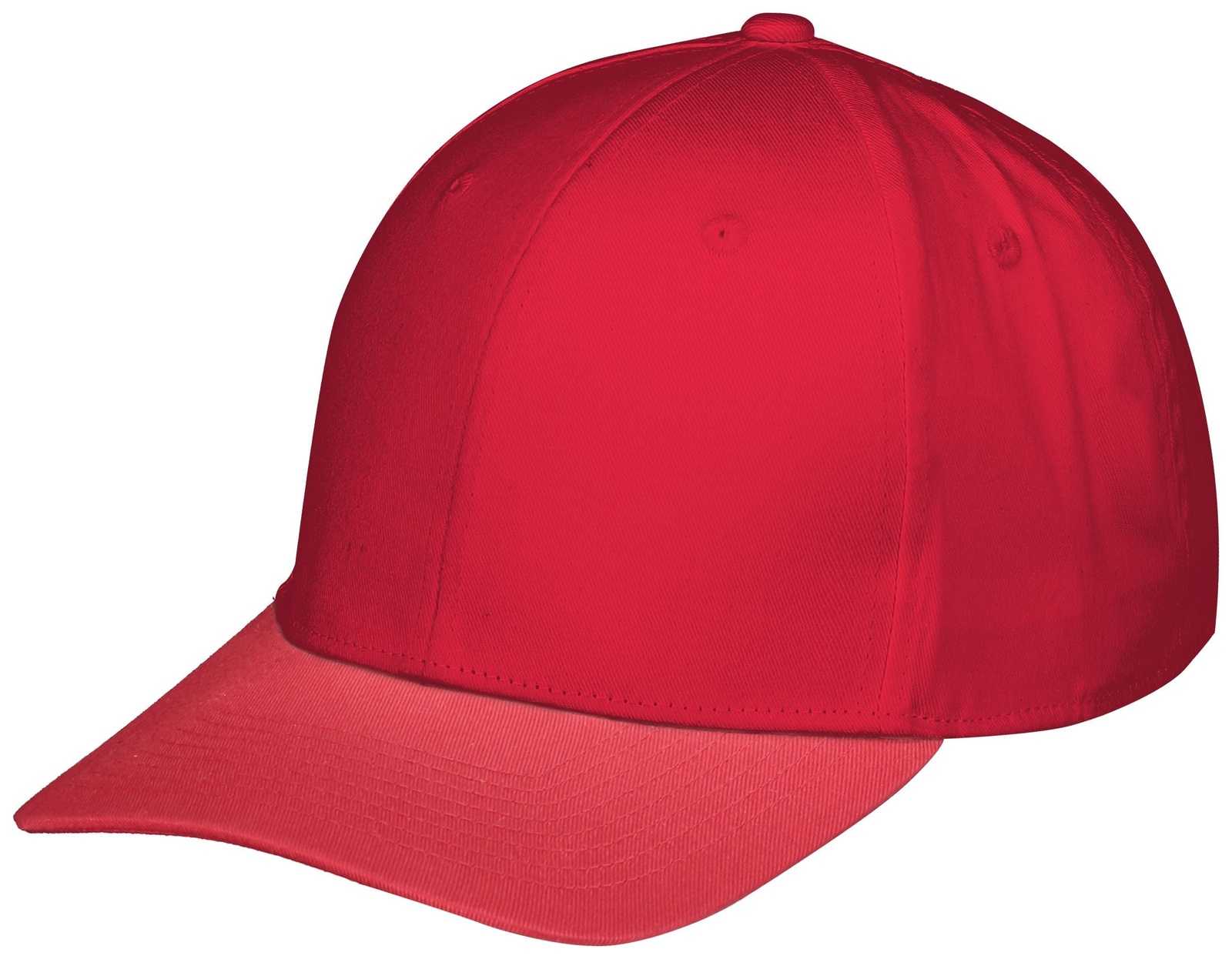 Augusta 6252 Youth Rally Cotton Twill Cap - Scarlet - HIT a Double
