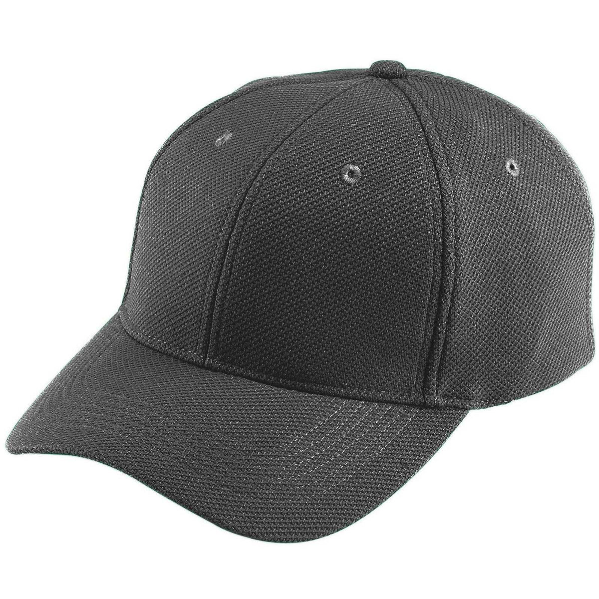 Augusta 6265 Adjustable Wicking Mesh Cap - Black - HIT a Double